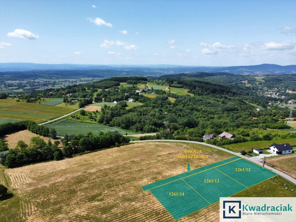 Polecam widokowe działki w Sowinie z mediami i warunkami zabudowy Sowina  1 227m2 Foto 1
