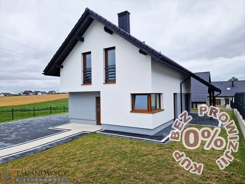 Nowoczesny dom 125m2 z indywidualnym projektem, stan deweloperski Goszyce  125m2 Foto 1