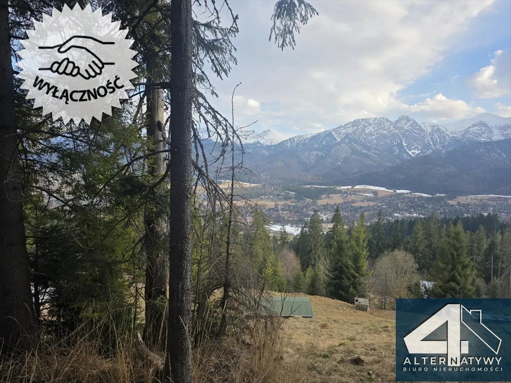 Działka na Gubałówce z widokiem na Tatry, 3388 m2 Zakopane, Droga Zubka 21  3 388m2 Foto 1