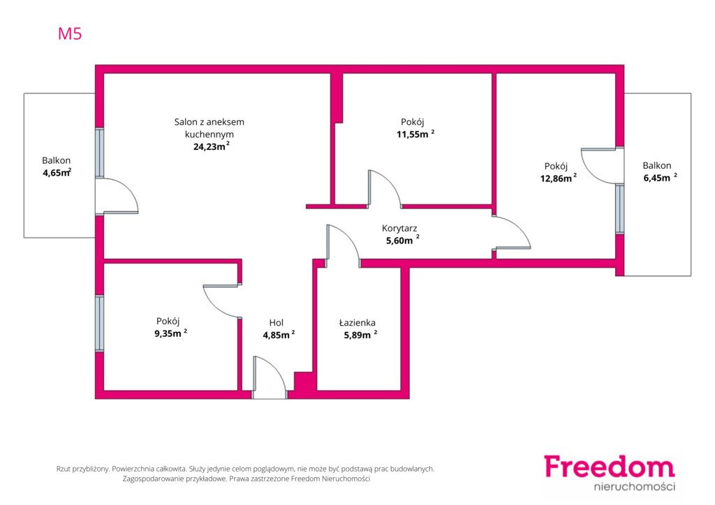 Mieszkanie czteropokojowe  na sprzedaż Pruszcz Gdański  74m2 Foto 1