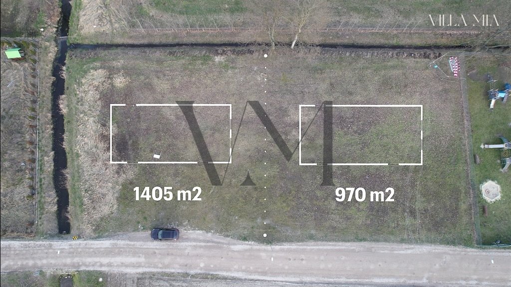Działka 1405 m² w Łoziskach z mediami - polecam Łoziska  1 405m2 Foto 1