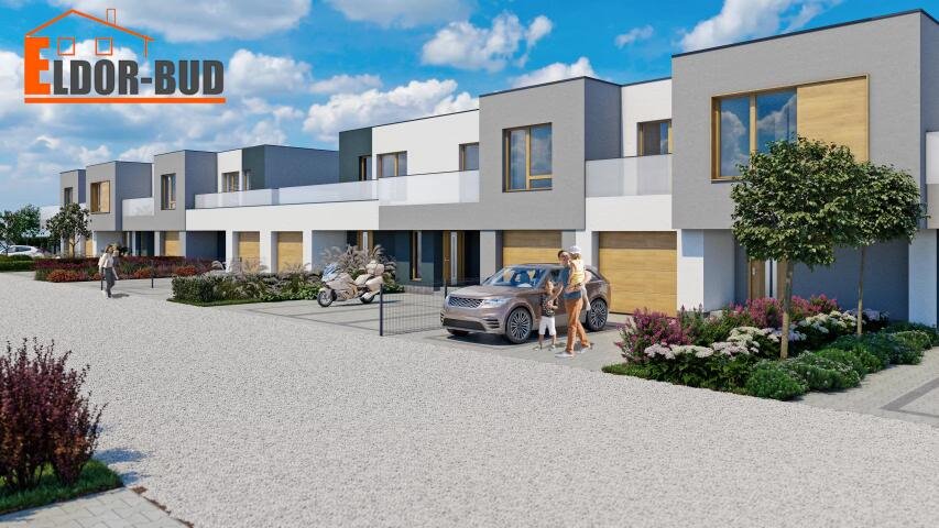 Nowoczesny dom z ogródkiem, garażem i 124 m2 w Tobolice Tobolice, Stefana Żeromskiego  124m2 Foto 1