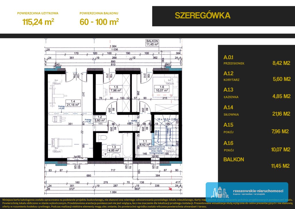 Mieszkanie na sprzedaż Rzeszów, Staromieście, Warszawska  115m2 Foto 5
