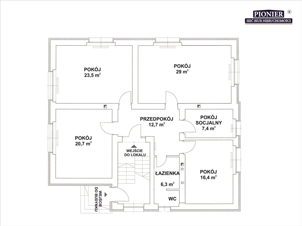 Przestronny lokal biurowy 116 m2 z parkingiem, szybki dojazd Chorzów, Centrum  116m2 Foto 1