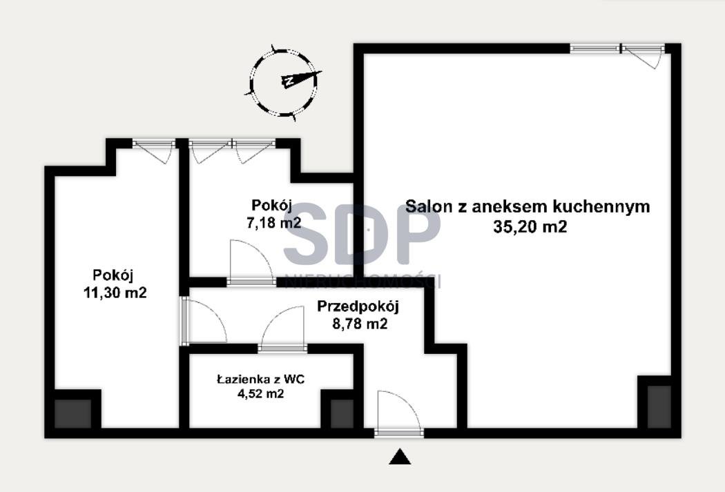 Mieszkanie trzypokojowe na sprzedaż Wrocław, Śródmieście, Śródmieście, Pl. Bema  67m2 Foto 5