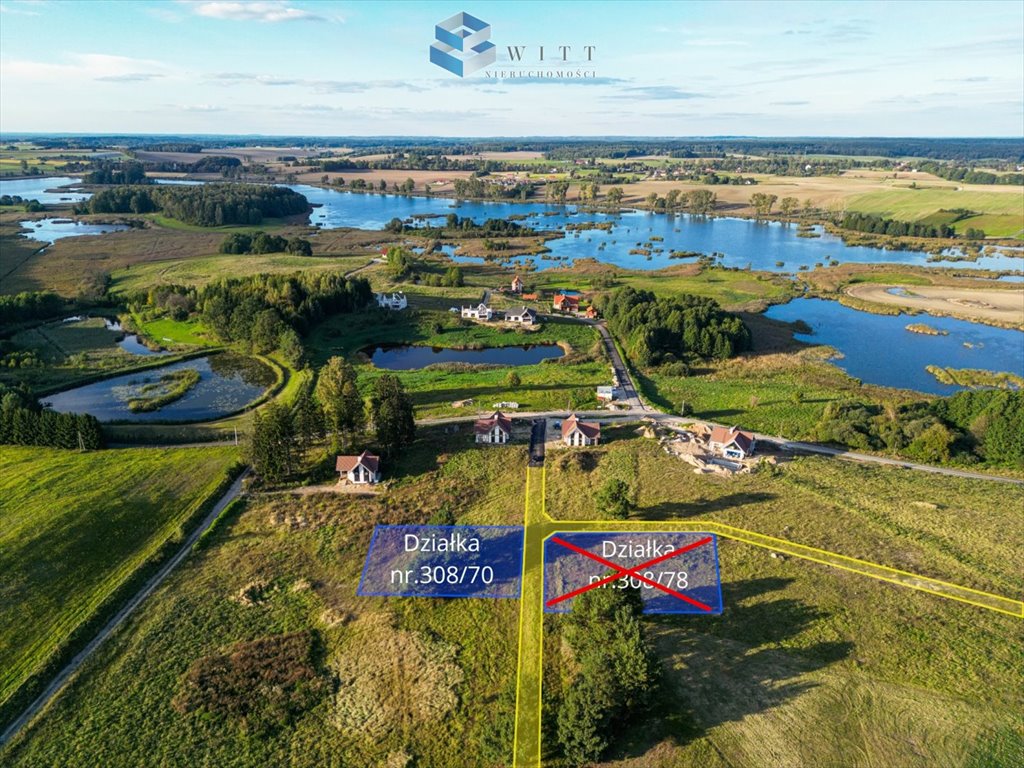 Działka budowlana na sprzedaż Unieszewo, Kormorana  1 362m2 Foto 1