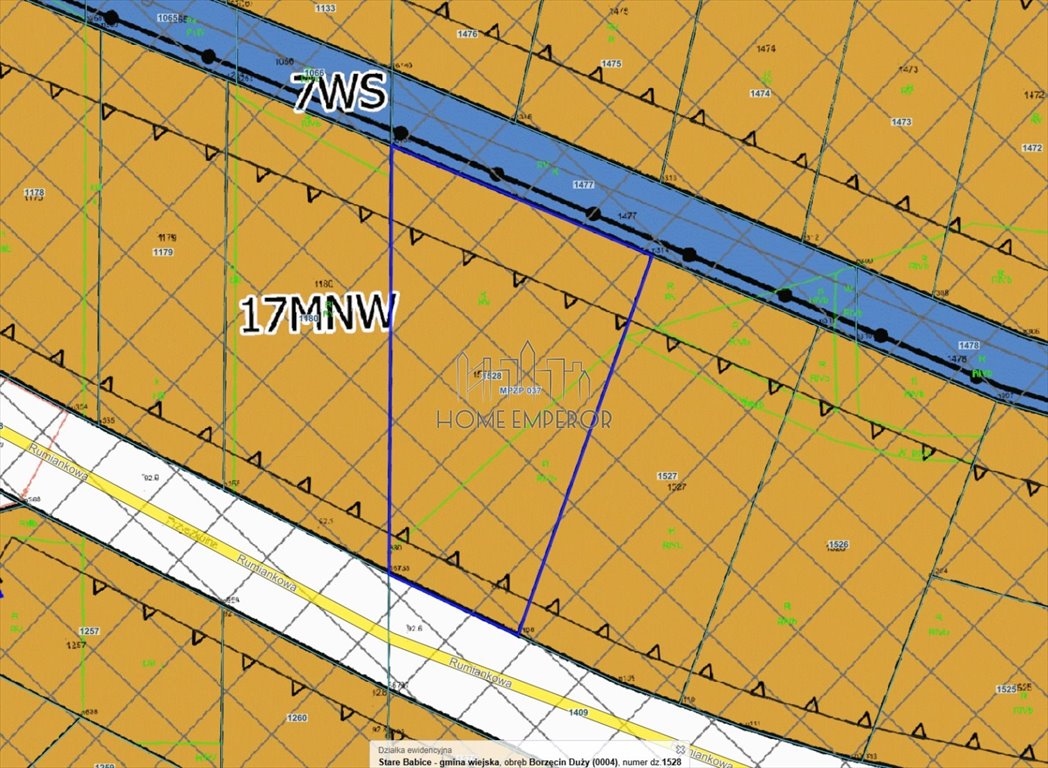 Działka budowlana na sprzedaż Borzęcin Duży, Rumiankowa  1 753m2 Foto 1