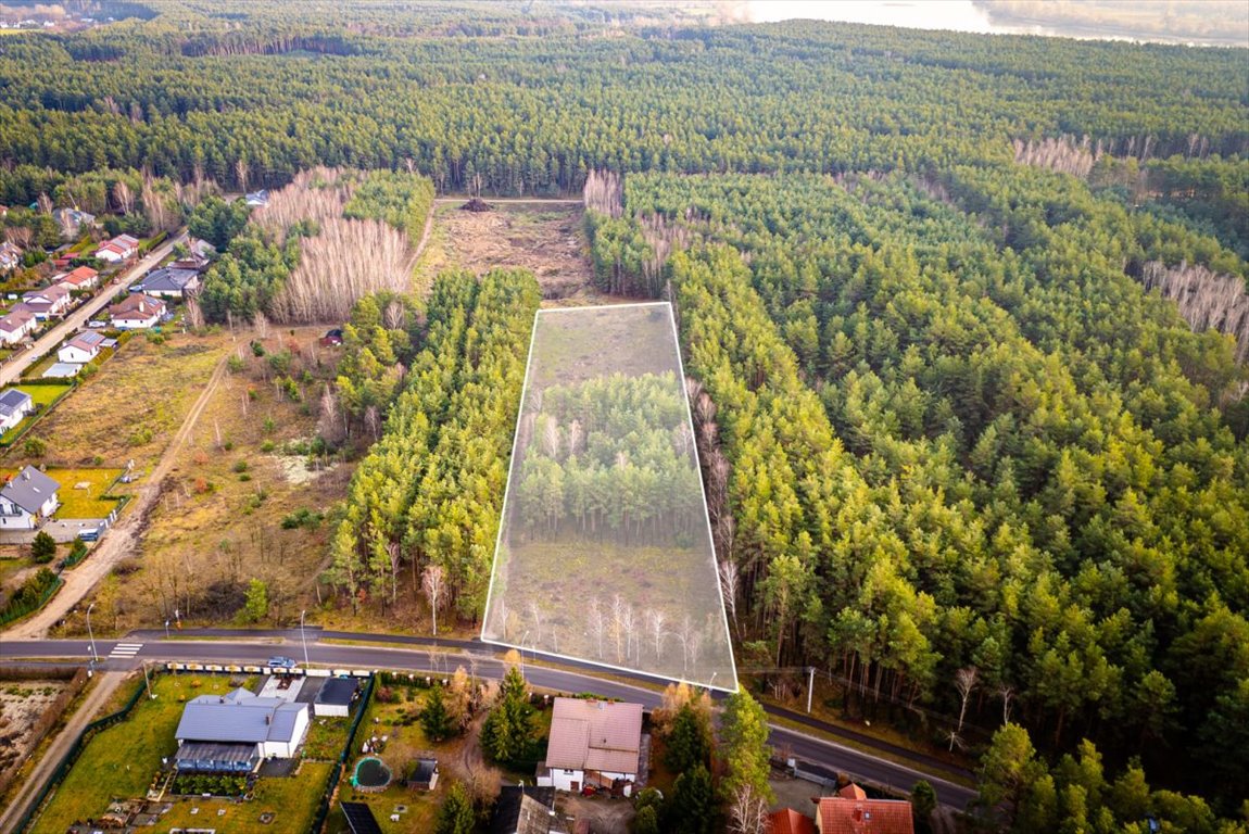 Działka budowlana 7 577 m² z lasem i infrastrukturą Osiek nad Wisłą, Wiślana  7 577m2 Foto 1