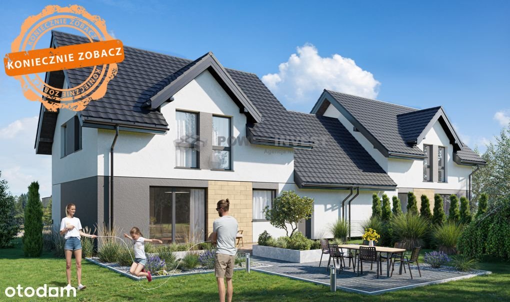 Dom bliźniak 112 m² w Kłaj z garażem i ogródkiem polecam Kłaj  112m2 Foto 1
