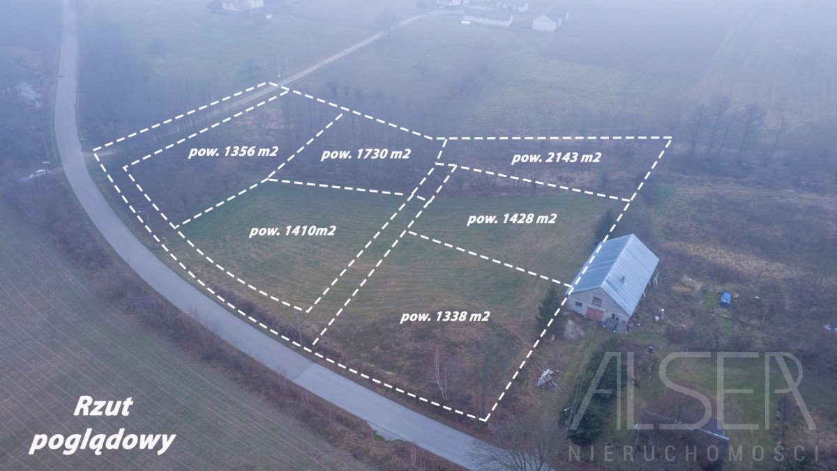 Działki pod zabudowę w Ciółkowie Małym - 1356-2143 m². Ciółkowo Małe  1 356m2 Foto 1