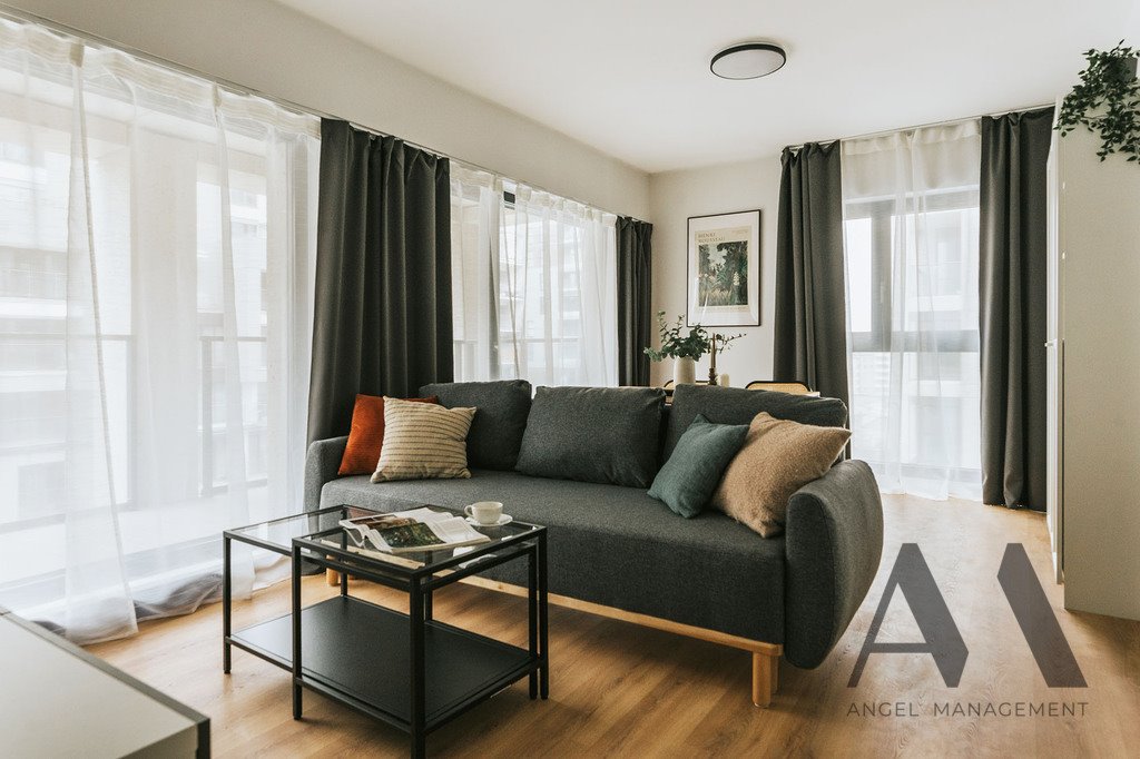 Luksusowy apartament 40 m2 z tarasem, basenem i parkingiem Wrocław, Walońska  40m2 Foto 1