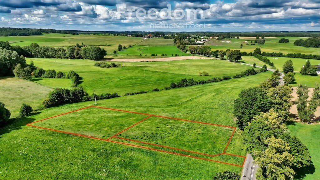 Na sprzedaż dwie działki z warunkami zabudowy w Półwsi Zalewo  2 038m2 Foto 1