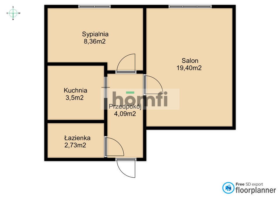 Mieszkanie dwupokojowe na sprzedaż Świdnik, 3 Maja  38m2 Foto 10