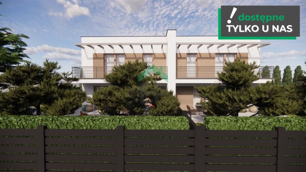 Nowoczesny dom bliźniaczy 120 m² z garażem i działką 400 m² Chorzenice  120m2 Foto 1