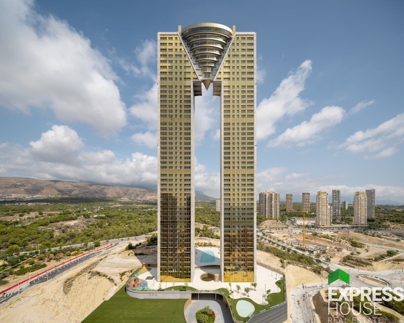 Luksusowy apartament z tarasem w Intempo Sky Resort, 75 m² Hiszpania, Villajoyosa  75m2 Foto 1