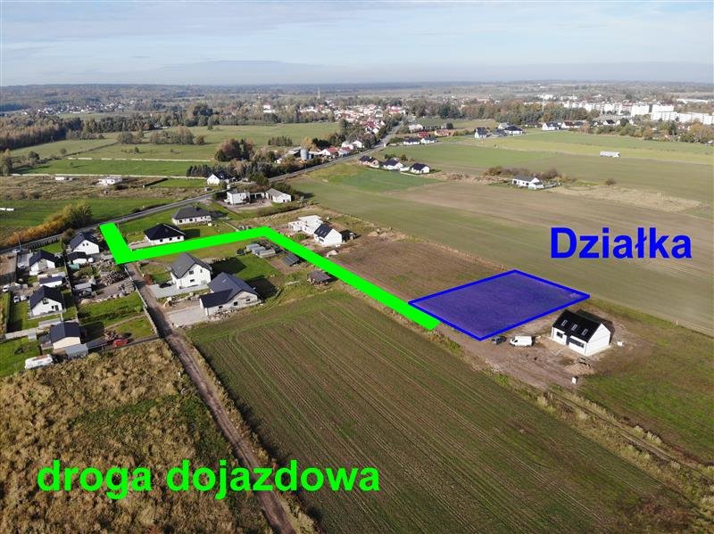 Działka budowlana na sprzedaż Sianów, Węgorzewska  1 306m2 Foto 1