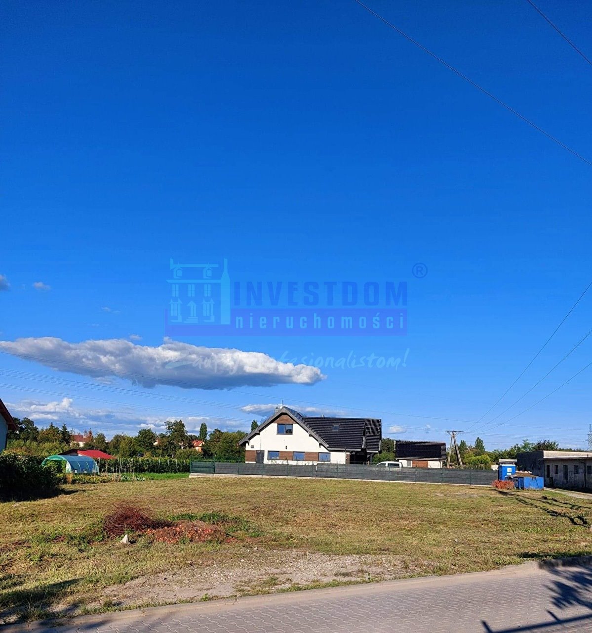 Działka budowlana 930 m² z mediami, cicha lokalizacja Żłobizna  930m2 Foto 1