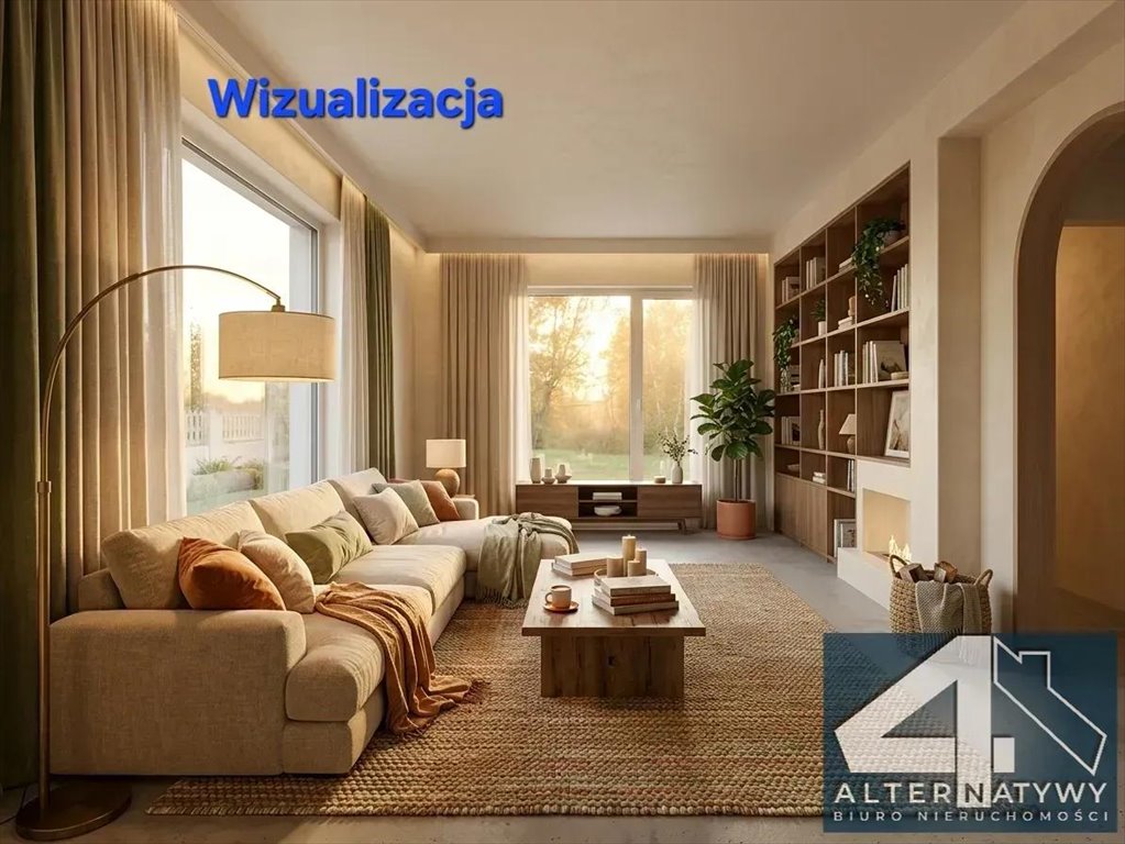 Dom z ogrodem w Sobieniach-Jeziory - stan surowy zapraszam Sobienie-Jeziory  98m2 Foto 1