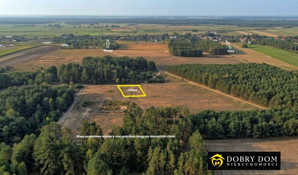 Polecam działkę 1540 m² z pozwoleniem na budowę w Górze Góra  1 540m2 Foto 1