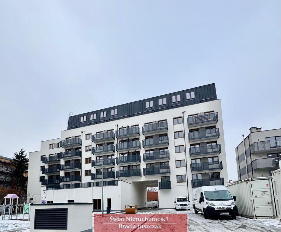 Nowoczesne mieszkanie 45,46 m² z tarasem w Partynicach Wrocław, Partynice, Partynice  45m2 Foto 1