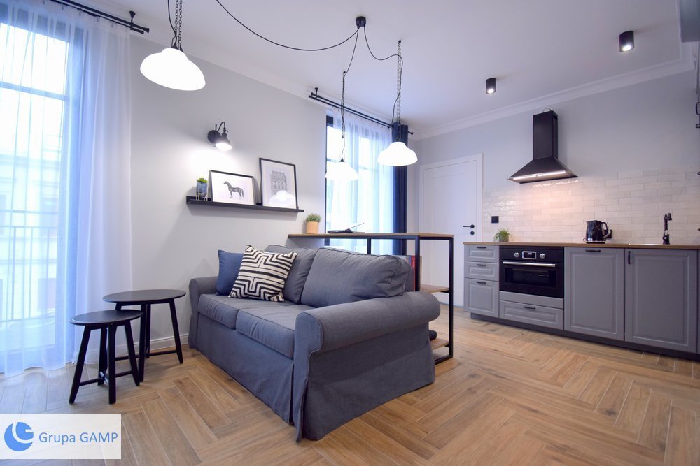 Stylowe studio 30 m2 z tarasem na dachu, pełne wyposażenie Kraków, Podgórze, gen. Henryka Dąbrowskiego  30m2 Foto 1