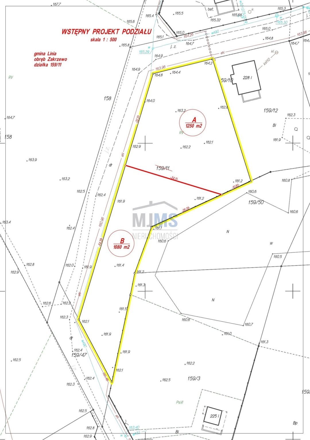 Działka budowlana na sprzedaż Zakrzewo  1 250m2 Foto 4