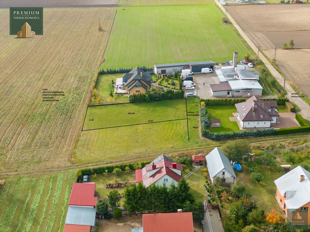 Działka 900 m² z mediami i planem zabudowy w Tykocinie. Tykocin  900m2 Foto 1