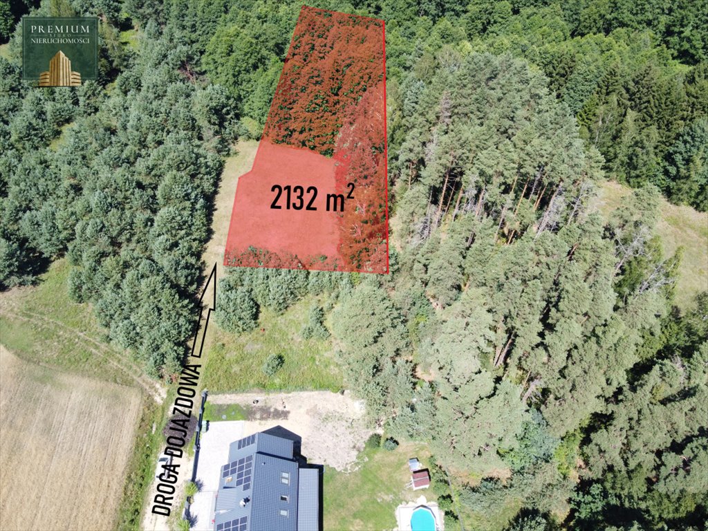 Działka rolna na sprzedaż Zalesie  2 132m2 Foto 4