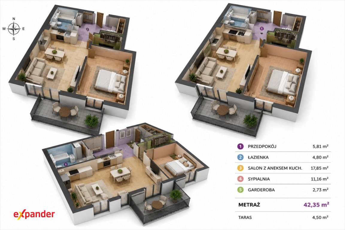 Nowoczesne 2 pokoje z Smart Home w Gdańsku - zapraszam Gdańsk, Jasień, Kartuska  42m2 Foto 1