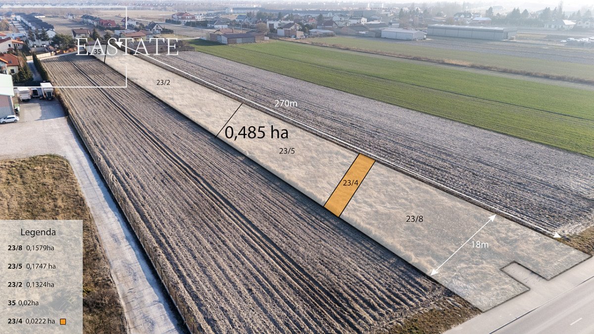 Działka przemysłowo-handlowa na sprzedaż Zgorzała, Postępu  4 850m2 Foto 9