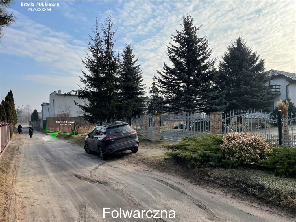 Działka budowlana na sprzedaż Radom, Kaptur, Folwarczna  783m2 Foto 2