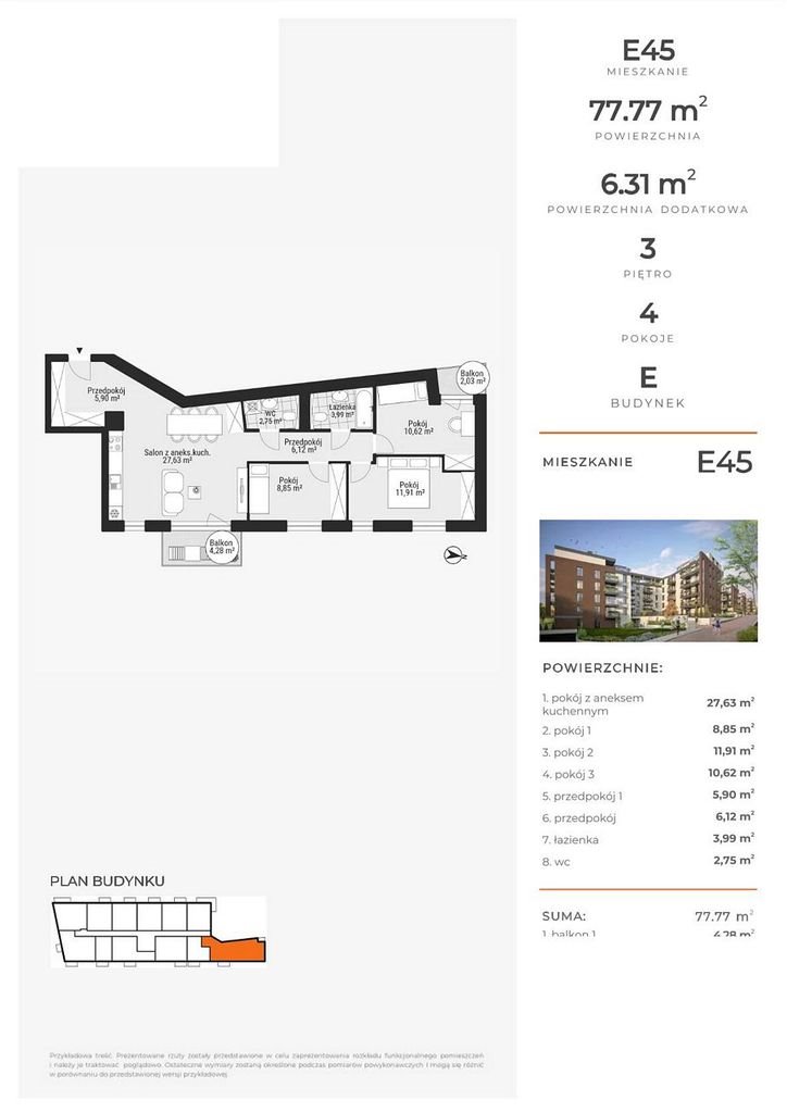 Mieszkanie czteropokojowe  na sprzedaż Katowice, Wełnowiec, Słoneczna  78m2 Foto 2