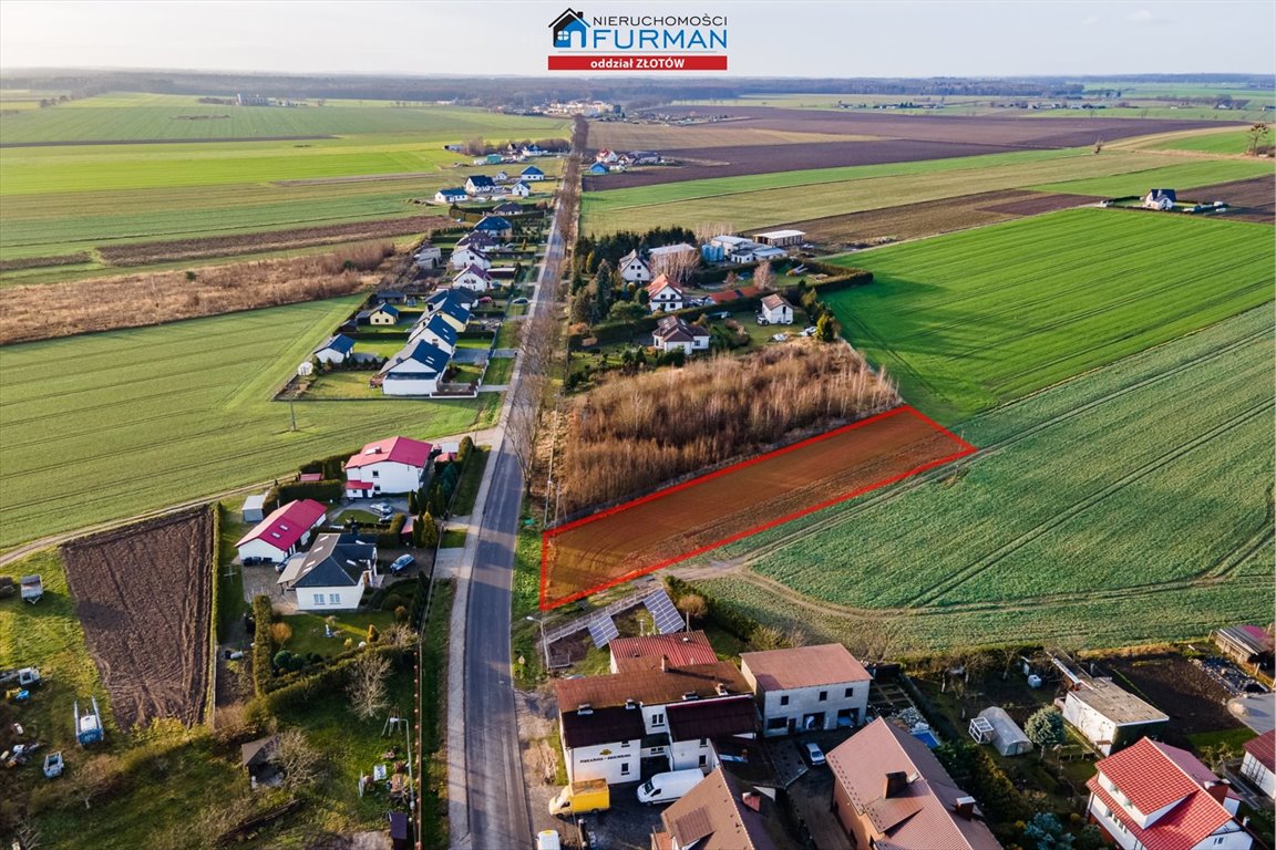 Działka 2000 m² pod zabudowę w Lipce, asfalt, bez mediów Lipka  2 000m2 Foto 1
