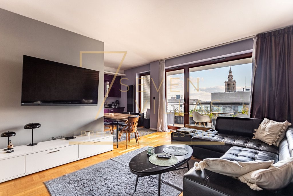 Luksusowy 91 m2 apartament z tarasem i widokiem na Warszawę Warszawa, Grzybowska  91m2 Foto 1