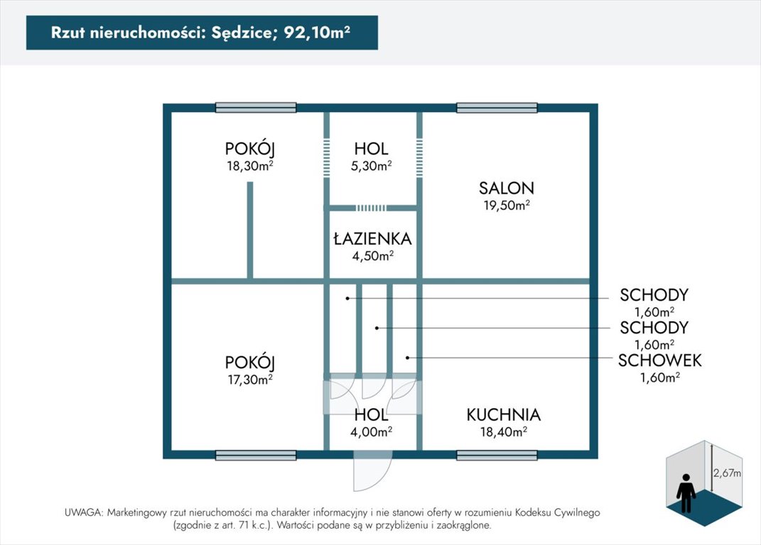 Dom na sprzedaż Sędzice  120m2 Foto 6