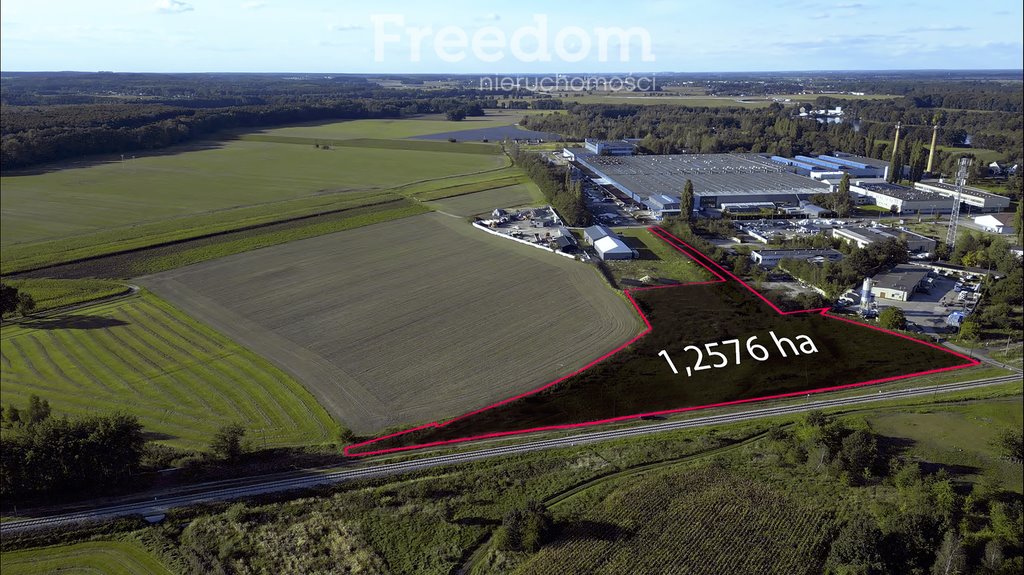 Do sprzedania działka przemysłowa 1,26ha z dostępem do mediów Tułowice, Porcelitowa  12 576m2 Foto 1