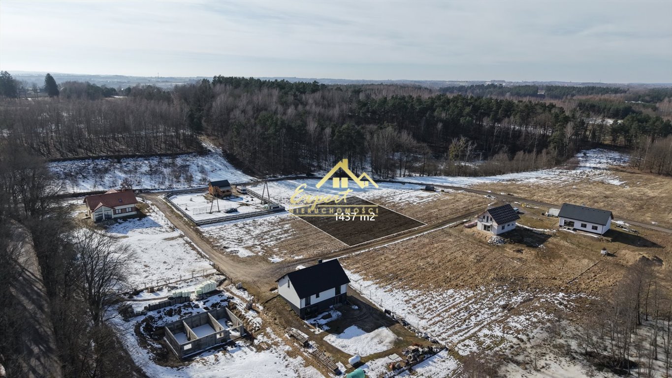 Działka pod dom w Idzbarku, 1447 m², spokojna okolica Idzbark  1 437m2 Foto 1