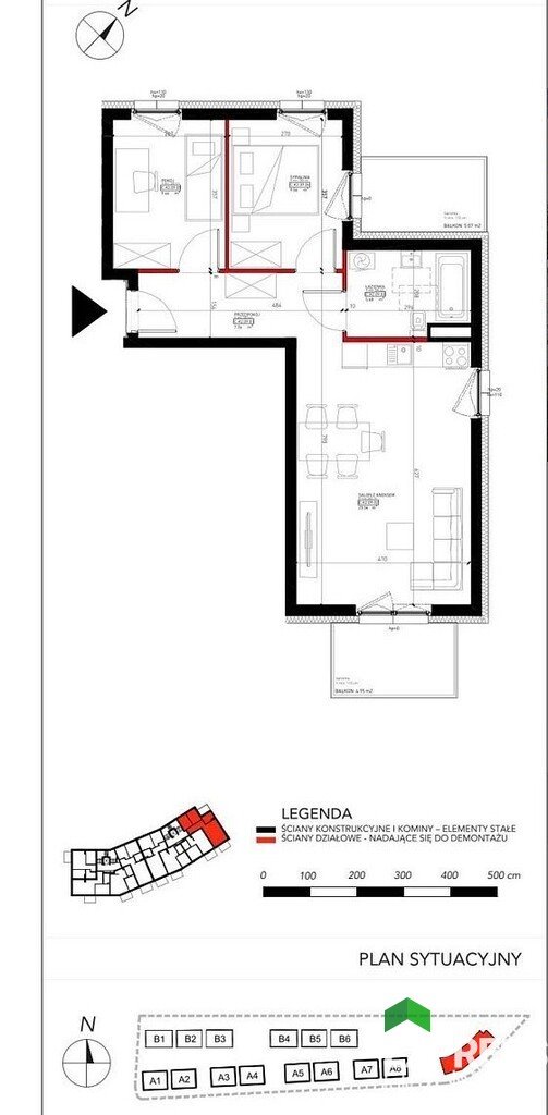 Mieszkanie trzypokojowe na sprzedaż Wrocław, Lipa Piotrowska, Lipa Piotrowska  58m2 Foto 1