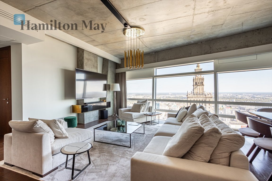 Luksusowy apartament na 42. piętrze z panoramicznym widokiem Warszawa, Śródmieście, Złota  118m2 Foto 1