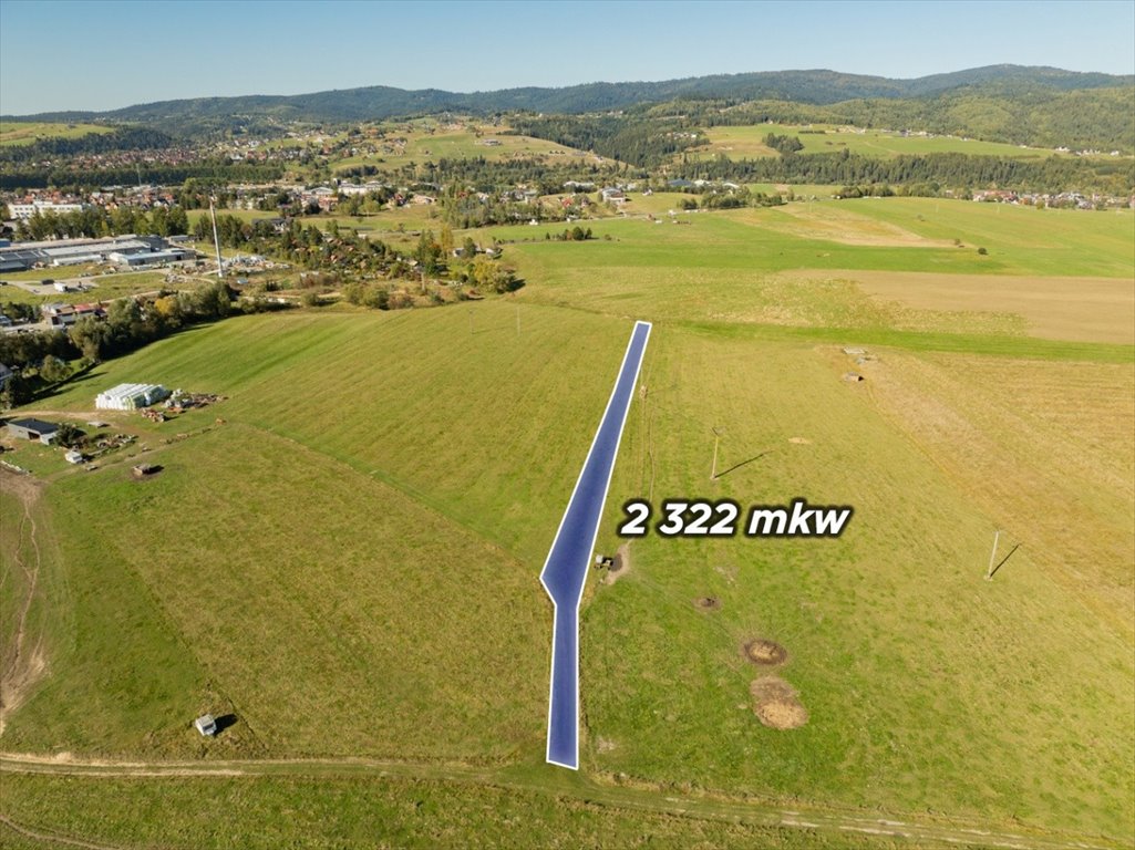 Działka 2322 m² w Nowym Targu - potencjał i duża powierzchnia Nowy Targ, Jana Pawła II  2 322m2 Foto 1