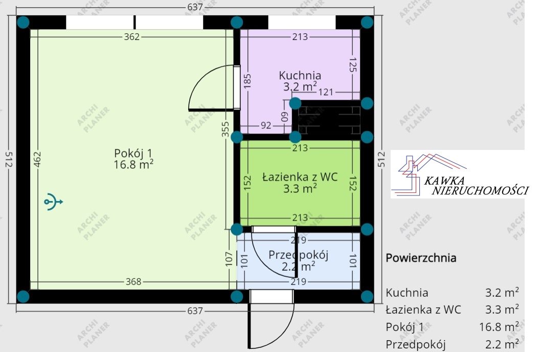 Kawalerka na sprzedaż Mysłowice, Śródmieście, Wysockiego  26m2 Foto 9