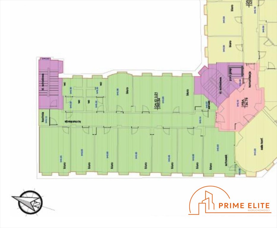 Biuro do wynajęcia w centrum Warszawy, 338 m2, 8 pokoi Warszawa, Śródmieście, Wilcza  338m2 Foto 1