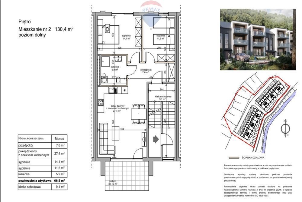 Mieszkanie trzypokojowe na sprzedaż Szczyrk  130m2 Foto 3