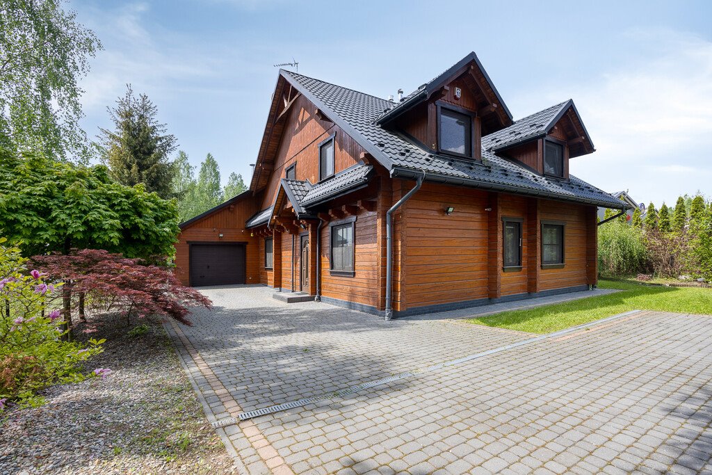 Ekskluzywny dom drewniany 255 m² z smart home i kominkami Głogów Małopolski, Sosnowa  255m2 Foto 1