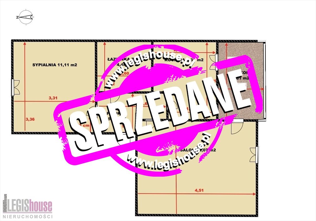 Mieszkanie dwupokojowe na sprzedaż Olsztyn, Jaroty  42m2 Foto 18