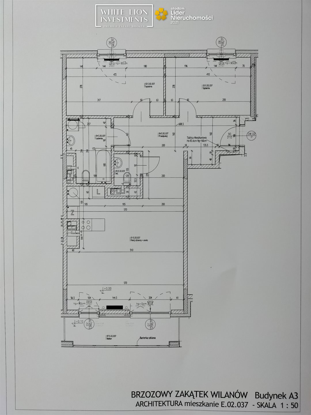 Mieszkanie trzypokojowe na sprzedaż Warszawa, Wilanów, Branickiego  80m2 Foto 18