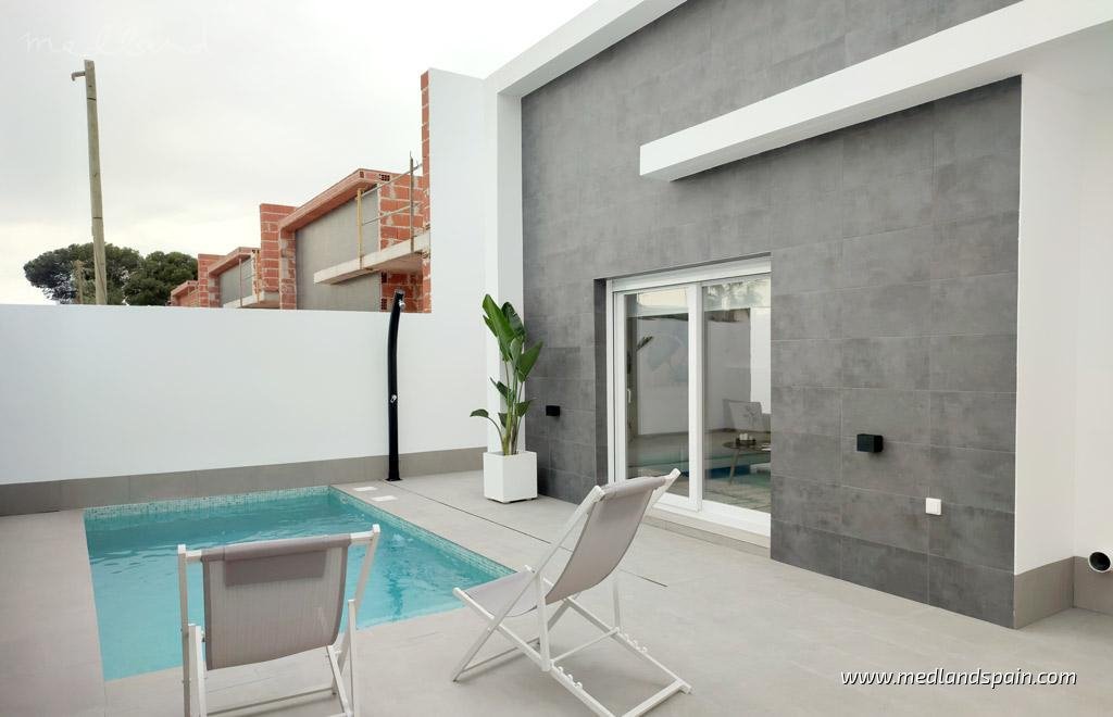 Nowoczesny dom z basenem i panoramicznym tarasem w Murcji Hiszpania, Murcia  96m2 Foto 1