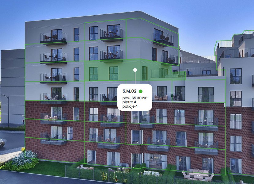 Nowoczesne 65,3 m² w Krzykach (blisko parków i komunikacji) Wrocław, Krzyki, Gaj  65m2 Foto 1