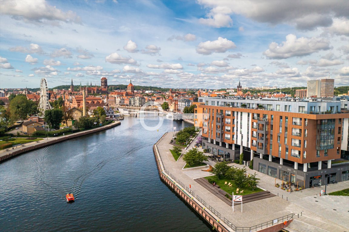 Nowoczesny apartament z widokiem na Motławę - Gdańsk Śródmieście Gdańsk, Śródmieście, Stara Stocznia  74m2 Foto 1