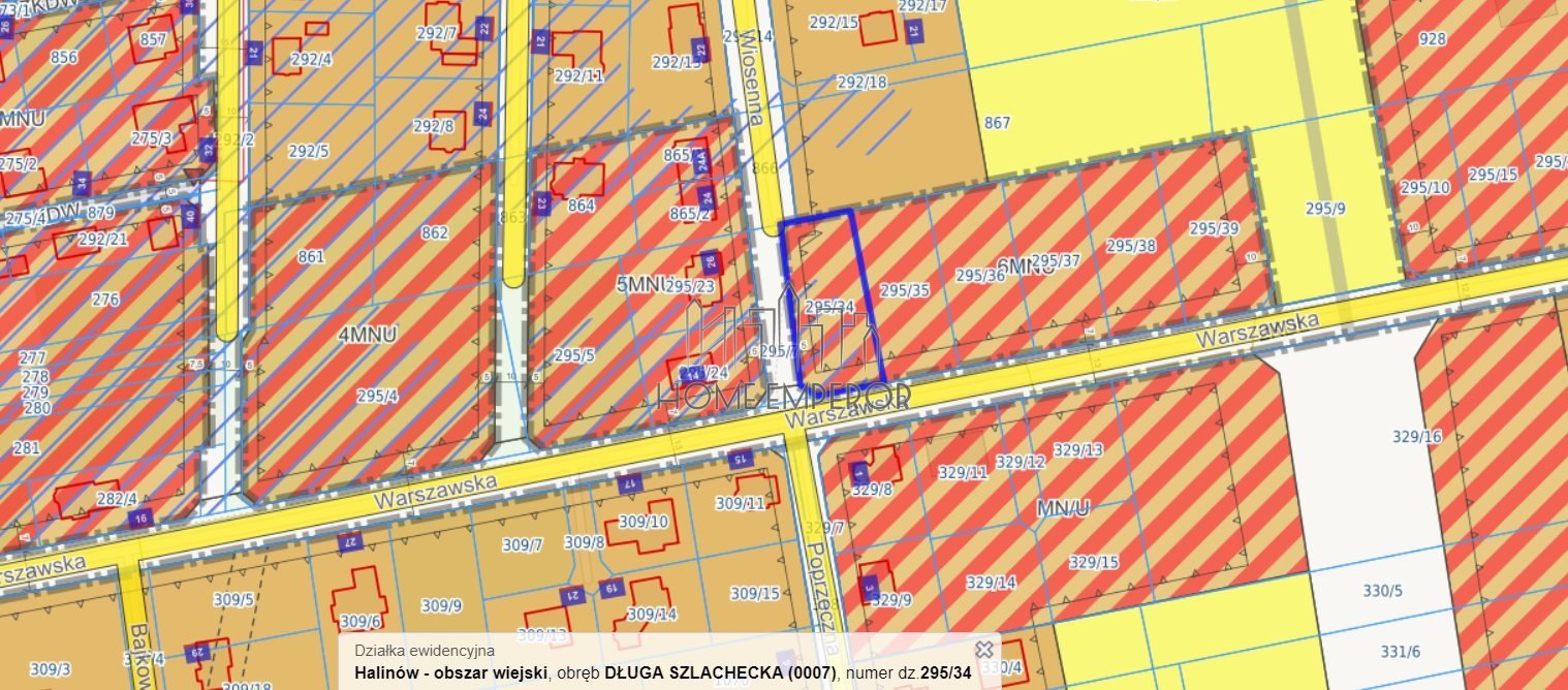 Działka budowlana na sprzedaż Długa Szlachecka, Warszawska  1 240m2 Foto 1